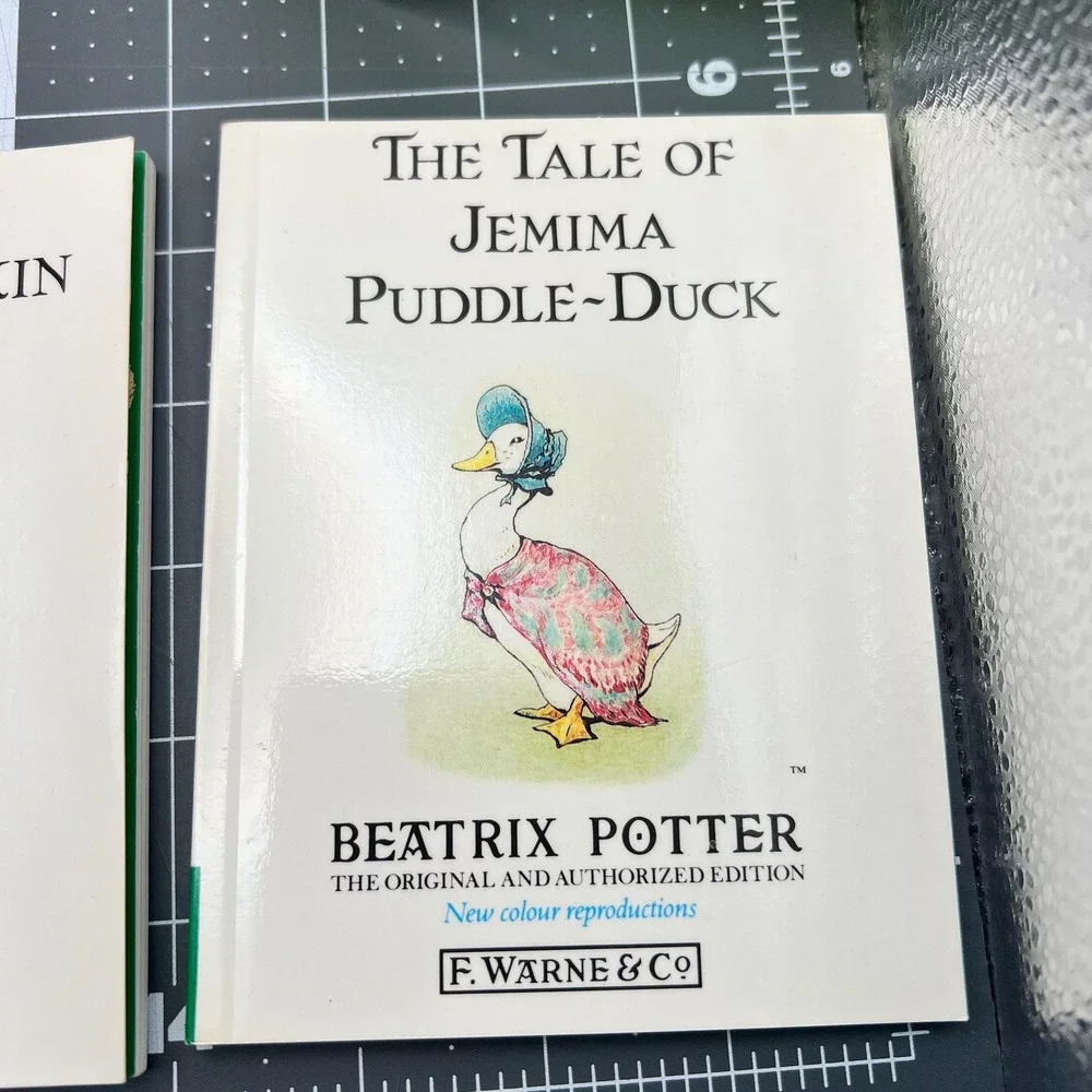 Vintage Beatrix Potter Book Lot 6 Softcover Books Eden Toys Bunny Korea